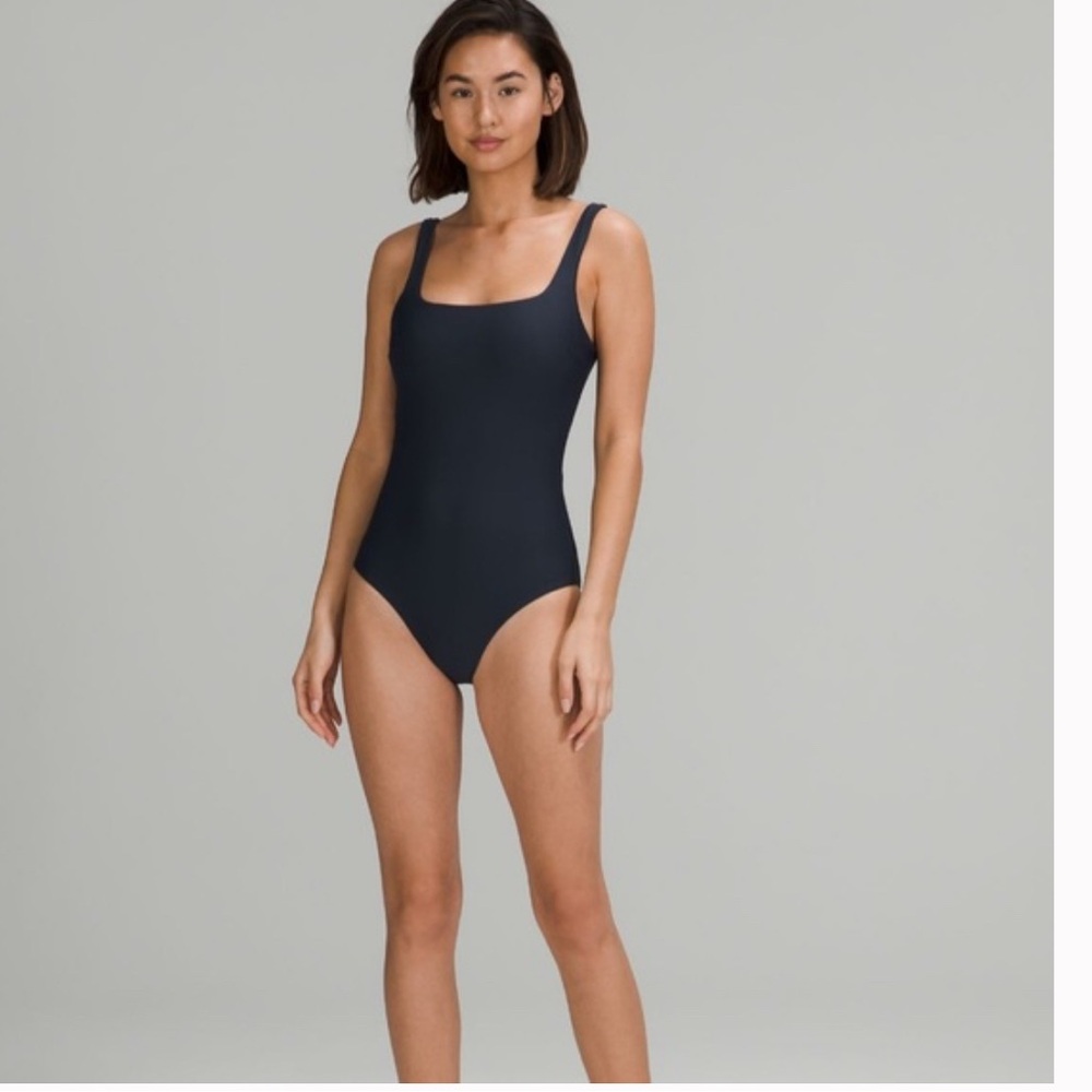 lululemon athletica Women's Black One-Piece Swimsuit